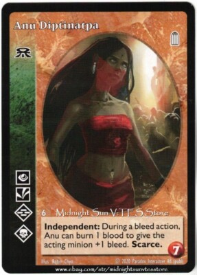 Anu Diptinatpa Nagaraja Heirs to the Blood 2020 BCP V:TES VTES Vampire CCG