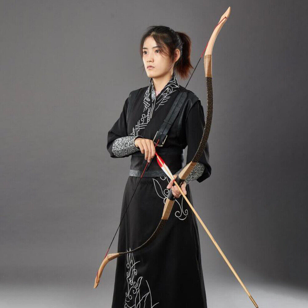 53" Archery Hunting Mongolian Horsebow Handmade Traditional Recurve Bow Longbow