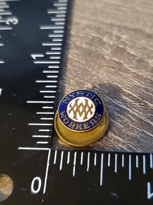 Vintage Mystic Workers of the World Fraternal Organization Pin sp