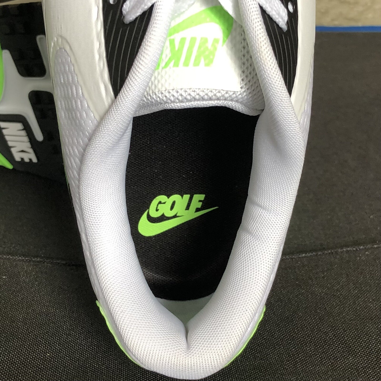 Nike Air Max 90 Golf Shoes Men's Size 14 (CU9978 100) NEW