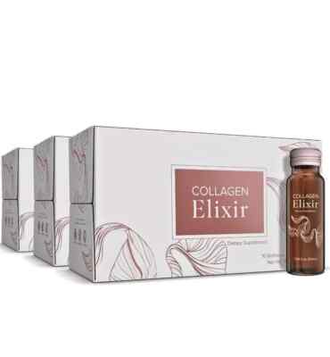 ISAGENIX Collagen Elixir Marine New & Sealed 30-Day-Supply PACK of 3 Exp 03/2026