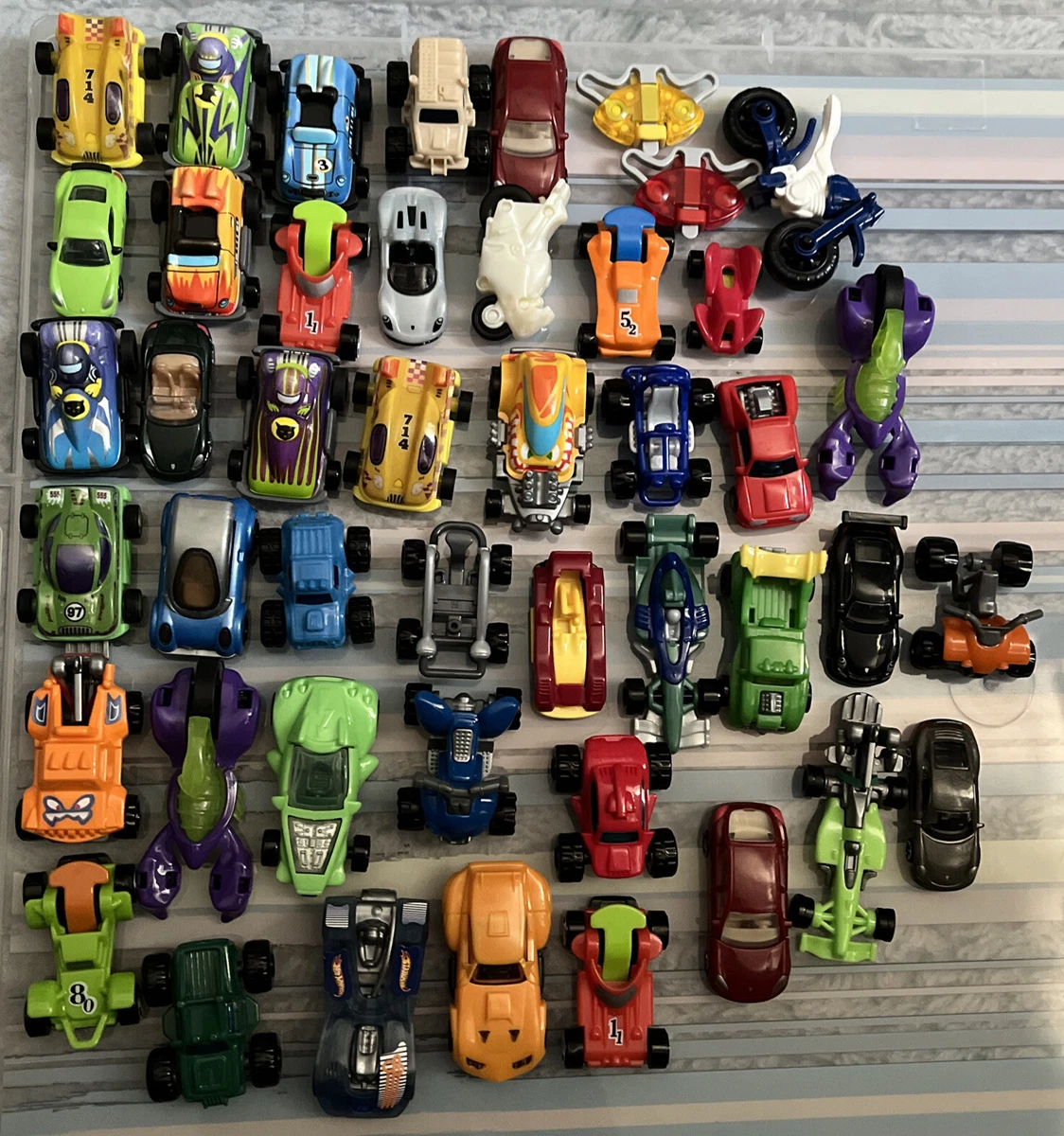 3 Kinder Surprise Egg Toy Cars Racing Vehicles Job Lot Bundle Retired 40
