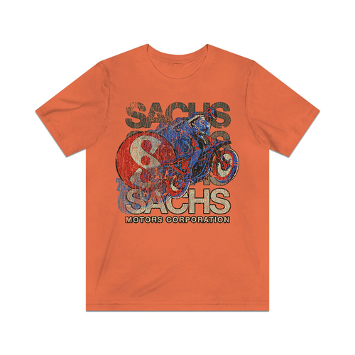 T-shirt uomo vintage Sachs Motors Corporation 1968 - Foto 26 di 42