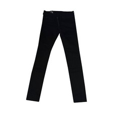 Image of G-STAR Women's Black Lynn Zip Mid Skinny Jeans RRP £80