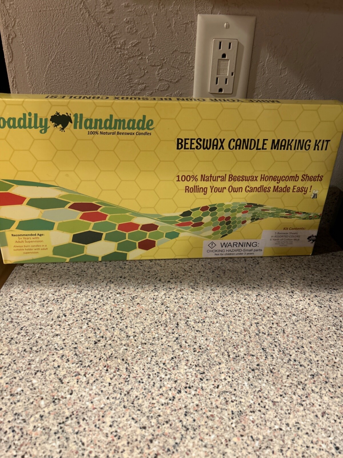 Make Your Own Beeswax Candle Kit - Includes 10 Full Size 100