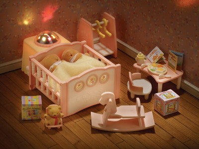 calico critters nightlight nursery set