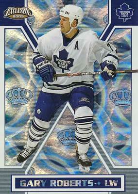 2002-03 Pacific Exclusive #162 GARY ROBERTS - Toronto Maple Leafs