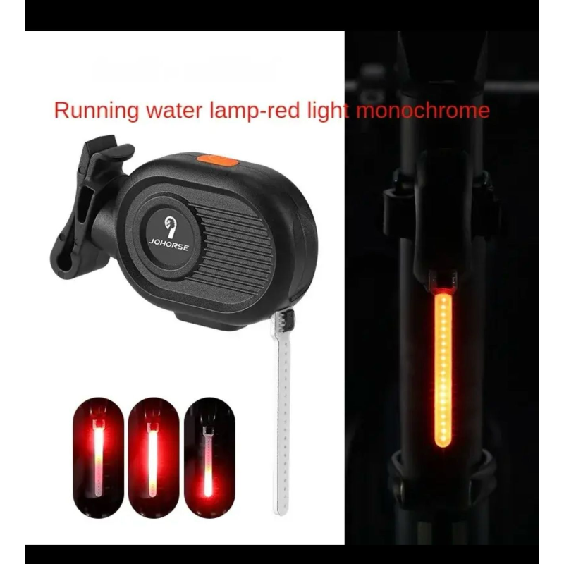 Luci Bici LED Ricaricabili USB - Set Anteriore E Posteriore Con Cicalino - Impermeabile IP65 Per MTB E City Bike