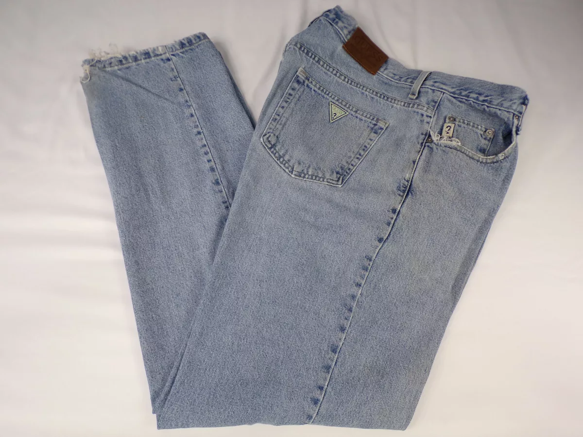 Vintage Guess Men Jean 36 x 34 Rare Style BB110 34 Loose Fit Full