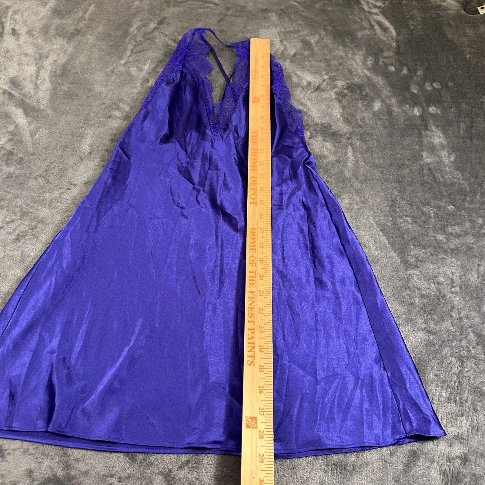 UNDERCOVER Abito Victorias Secret donna piccolo blu top pizzo pigiama pullover sexy