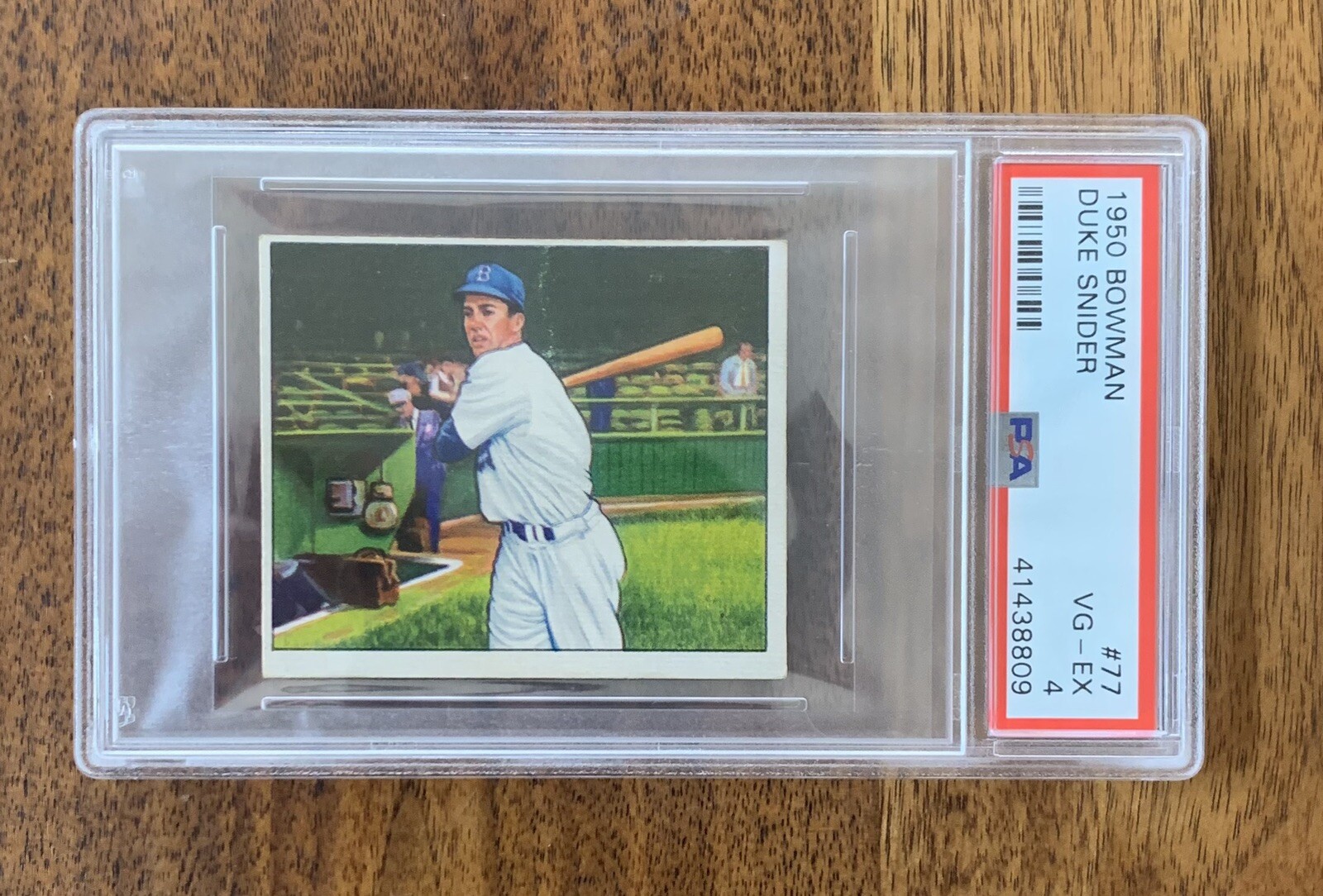 1950 Bowman Duke Snider #77 PSA 4 Dodgers HOF