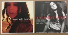 MICHELLE BRANCH 2002 DOUBLE SIDED PROMO POSTER FLAT for Hotel CD Never Displayed