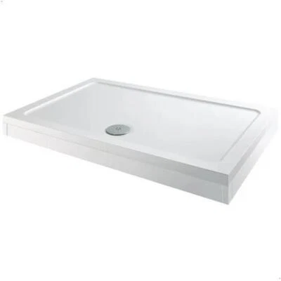 HYDROLUX Raised 1200 x 800mm Shower Tray with Waste Lightweight & Sturdy Bathroom