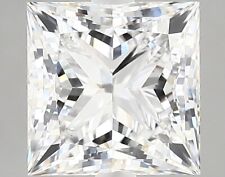 Lab-Grown Diamond 2.64 Ct Princess E VVS2 Quality Very good Cut GIA Certified 825.04 per carat