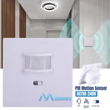 New 110V Automatic PIR Occupancy Motion Sensor Light Switch Auto On/Off Infrared