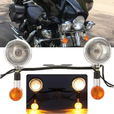 Passing Turn Signals Light Bar For Honda Shadow Aero Phantom VLX VT 700 750 1100