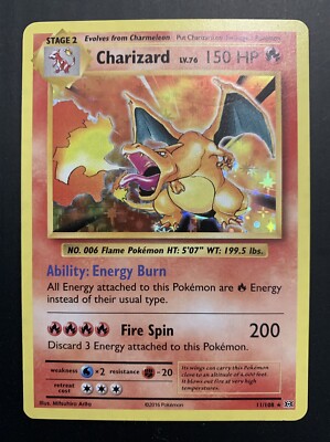 Pokemon Card Charizard Holo XY Evolutions 11/108 | eBay