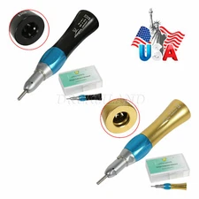 USA NEW NSK Style Dental Low Speed Straight Nosecone Handpiece Black HP Bur OR