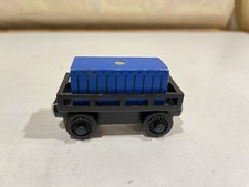 Black Cargo Car with Blue Cargo for Thomas and Friends Wooden Railway