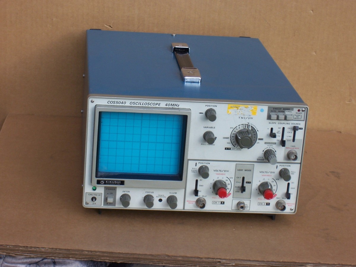 こしひかり Kikusui COS5040, 2-Channel 40 MHz Oscilloscope | eBay