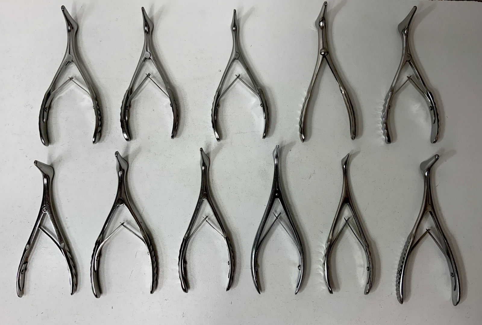 Set of 11 Nasal Specula Various Brands