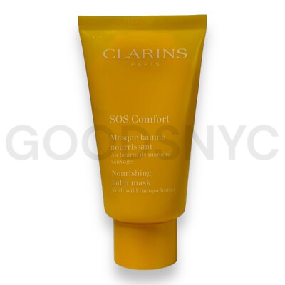Clarins SOS Comfort Nourishing Balm Mask With Wild Mango Butter 2.3oz  NWOB