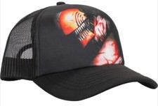 Anime Chainsaw Man Denji Trucker Hat Mesh Cap Snapback Bioworld Black NEW