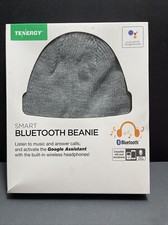 Tenergy Bluetooth Beanie Wireless Smart Headset Headphone Speaker Mic NIB