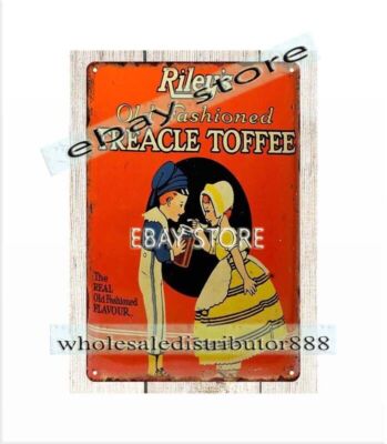 bedroom design ideas Riley's Halifax Treacle Toffee metal tin sign