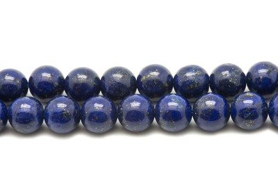 Perles En Lapis Lazuli 2mm - Lot De 30 Pièces, Bleu Nuit Doré, Pour Création