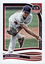 ZACH STRICKLAND RC 2024 Panini Stars and Stripes #119 Pre-ROOKIE Team  ID:109601
