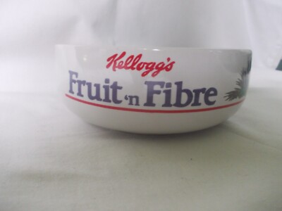 Unbenutzte 1987 Kellogg's Fruit 'n Fibre Müslischale