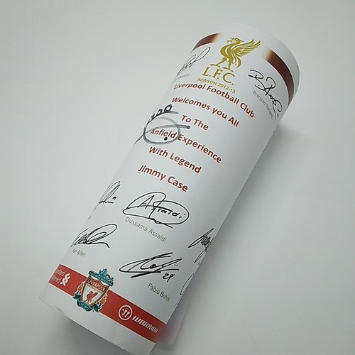 Liverpool FC: Anfield Experience Souvenir Glass & Mementos, signed by Jimmy Case - Picture 4 of 13