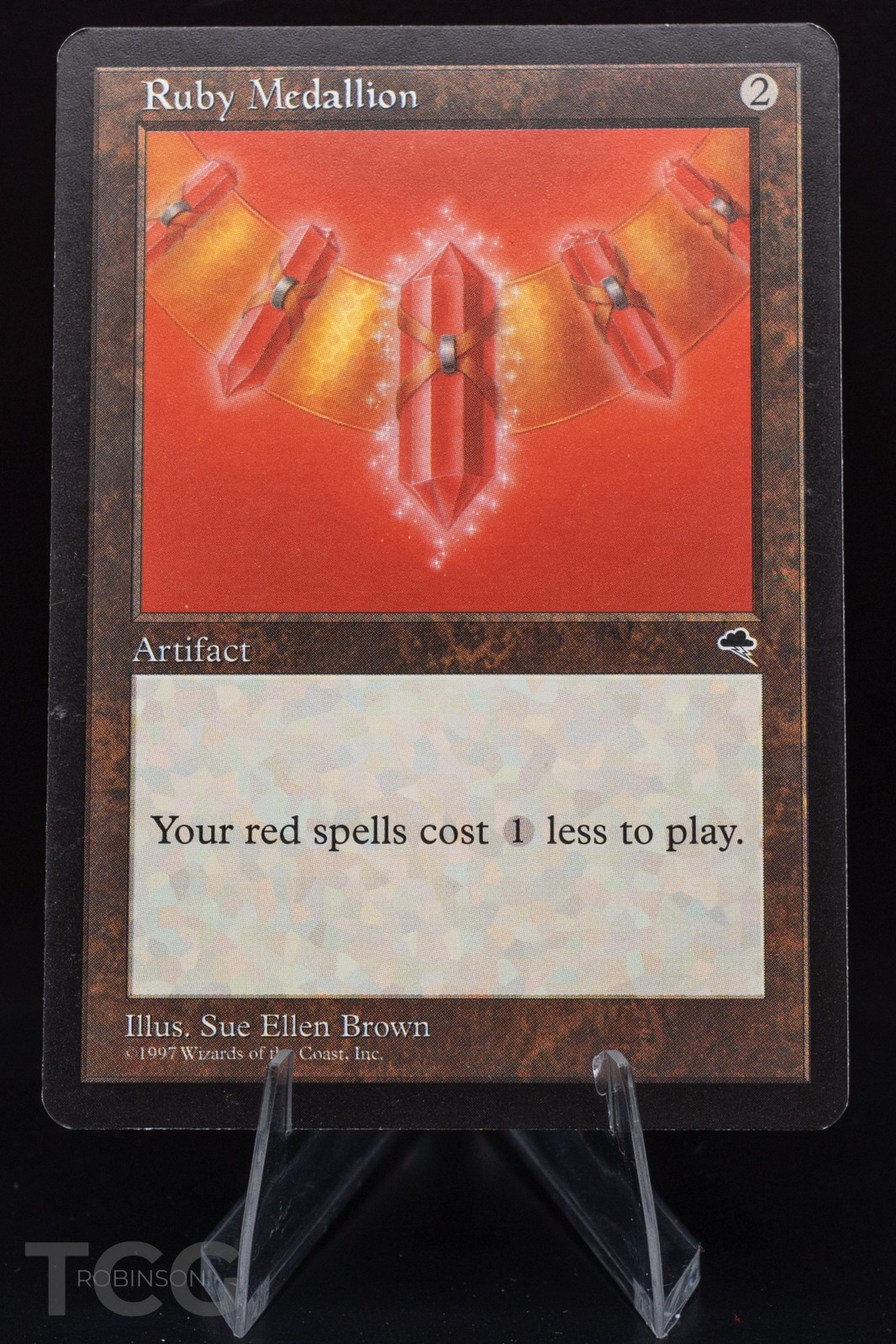 Ruby Medallion - 1997 Magic the Gathering - Tempest Regular