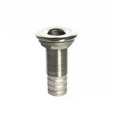 316 Stainless Steel Marine Drain Pipe Tube Fitting for Boat Yacht, 1-1/2"