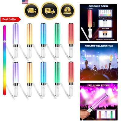 Glow Sticks LED Lightsticks Reusable Multicolor Party Favors for Concerts