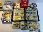 Massive Vintage Pokemon Card Collection Lot Binder Wotc Base Set Tomy Figures