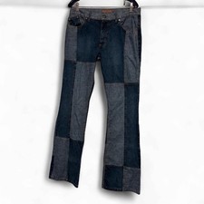 Vintage Y2K Bray Steve Alan Patchwork Flare Jeans Size 34 Men s Archival