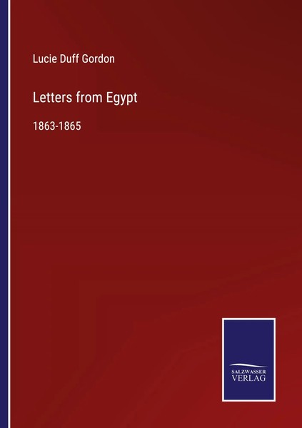 Lucie Duff Gordon | Letters From Egypt | Taschenbuch | Englisch (2021) | Outlook-image