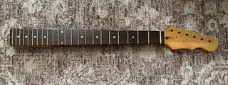 Electric Guitar Neck Brown Maple Neck w/ Rosewood Fretboard