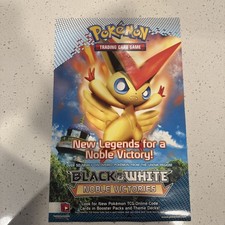 Pokemon Noble Victories Victini Artwork Promotional Poster 11 x17