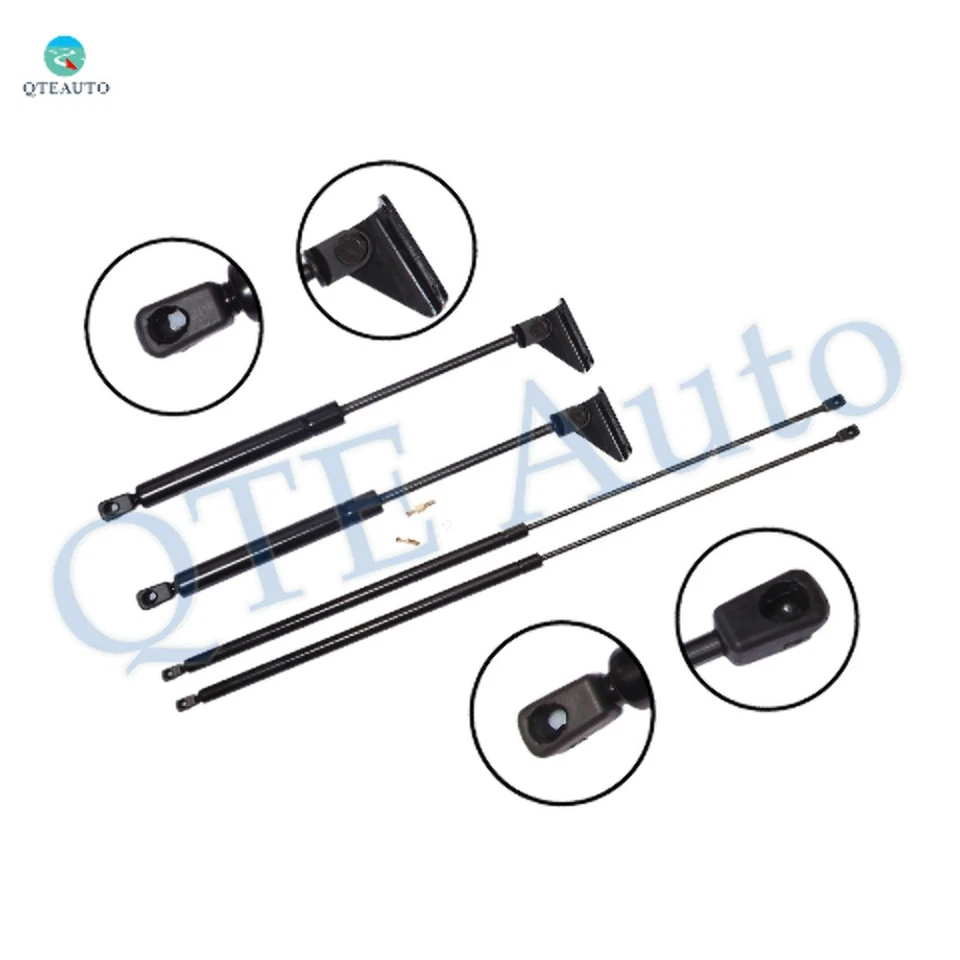 Juego de 4 soportes de elevación de puerta levadiza delantera-trasera para Mitsubishi 3000GT 1991-1999 Foto 2 de 4