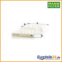 Filter, Innenraumluft MANN-FILTER CU19004 FüR Bmw X3 X4