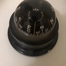 Vintage AIRGUIDE Chicago USA Compass Marine/ Boat/Car