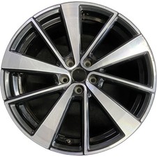 Front Polestar 2 Machined Black OEM Wheel 19” 2021-2022 Original Rim 31680895