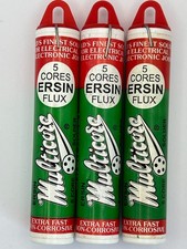 3 Ersin Multicore Solder Savbit 5 Core Alloy 5 Core 18SWG 1.22m Extra Fast