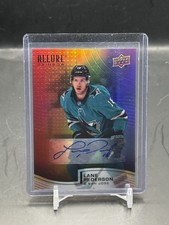 Lane Pederson 2021-22 UD Allure #R-47 Full Rainbow Auto