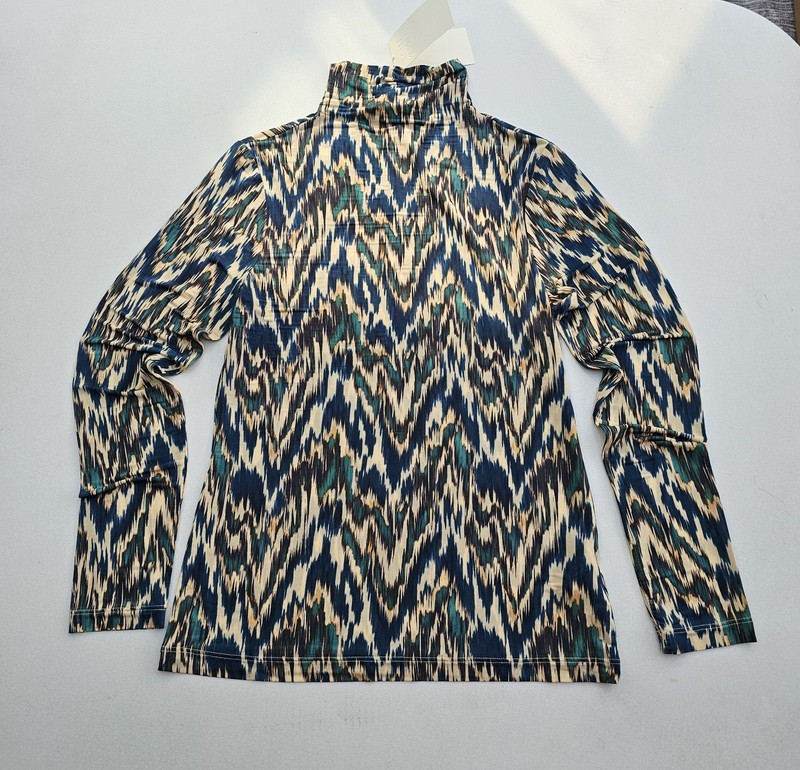 Ulla Johnson Aurelia Long Sleeve Turtleneck Top
