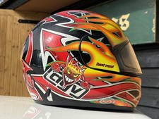 ORIGINAL VERY RARE AGV ROSSI RACE DEVIL REPLICA HELMET