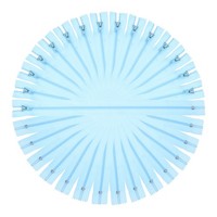 13 Zoll Nylon-SpiralreißVerschlüSse, #3 Himmelblau, FüR NäHen, 15Er Pack